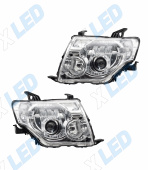 �������� ��� Mitsubishi Pajero (2007-2010) � bi-led ������� �V3 pro X-LED, ����������� ������