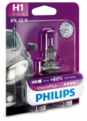 ���������� ����� H1 PHILIPS 12V 55W Vision Plus +60% 