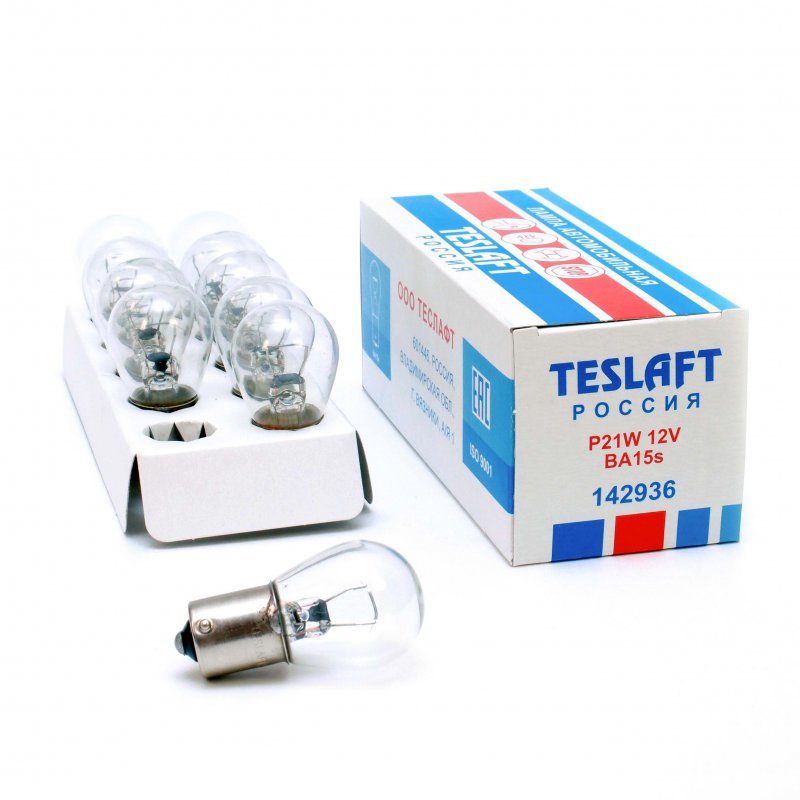 ���������� ����� P21W Teslaft (BA15s) 12V