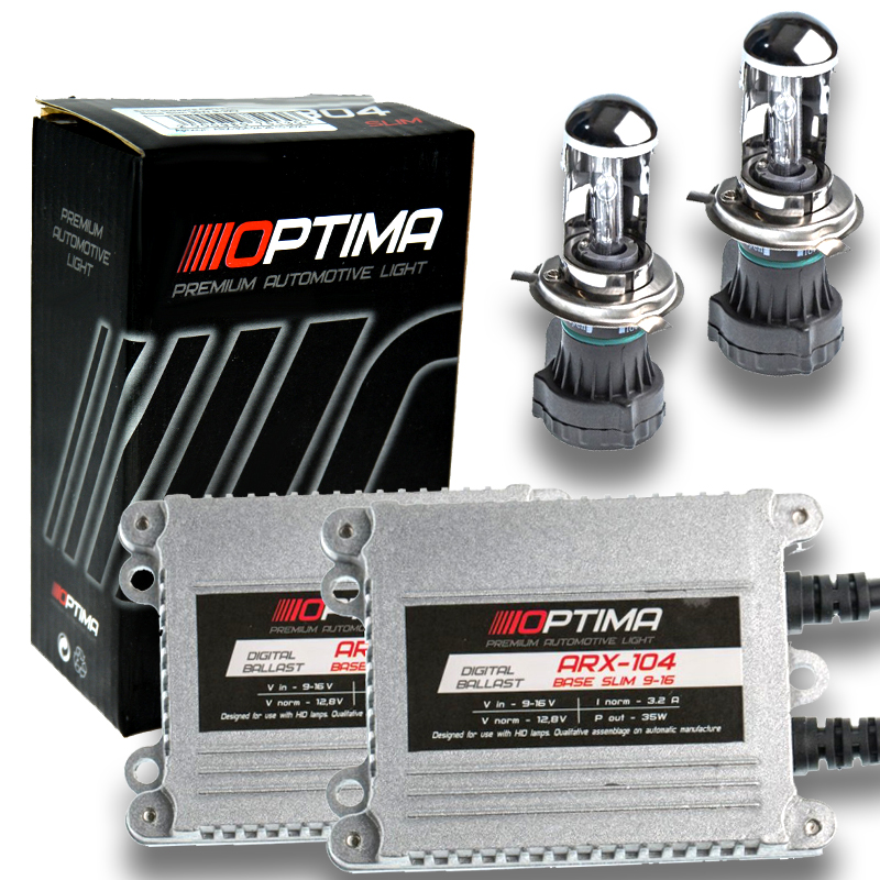 �������� ��-������� OPTIMA Premium Base Slim 35W 9-16V H4 4300, 5000, 6000K